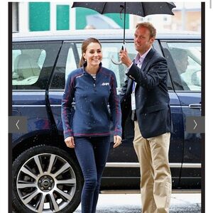 Land Rover BAR Aura Half Zip Micro Fleece Top Kate Middleton